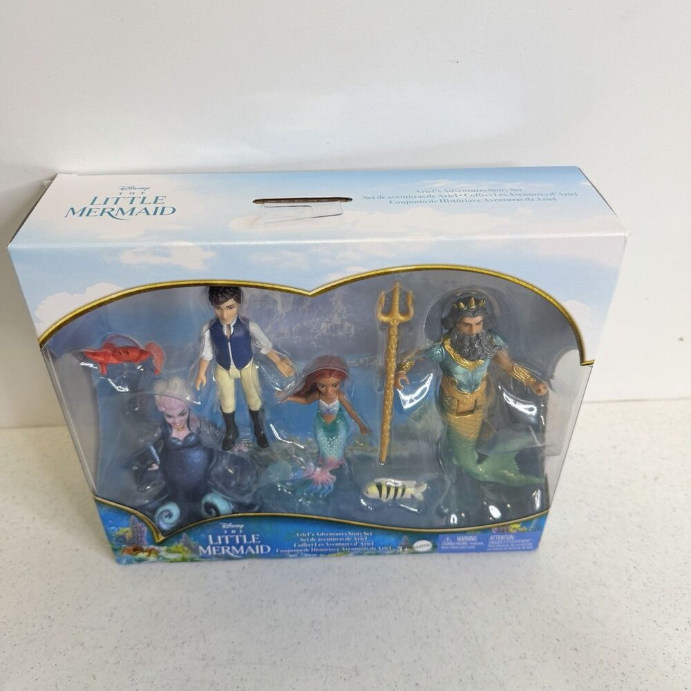 Disney Live Action Little Mermaid Action Figures